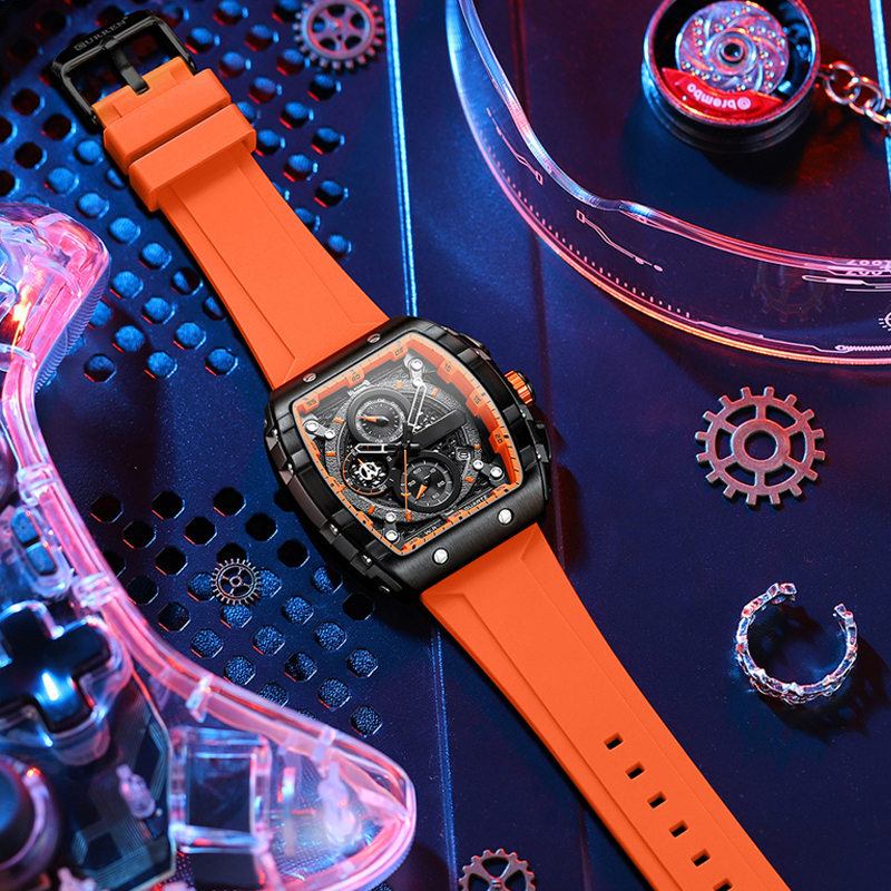 🔥Cyberpunk-Stil im futuristischen Design⌚Multifunktionale Herren-Quarzuhr【kostenloser Versand】