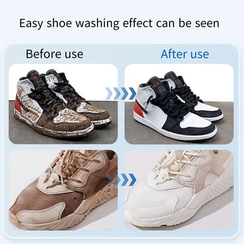 🏆Heißer Verkauf 50 % Rabatt⏳Universeller tragbarer Schaumreiniger für Schuhe ohne Nachspüle