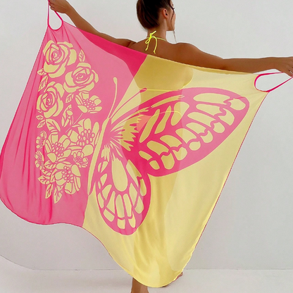 ⏳Zeitlich begrenztes Sonderangebot⏰Damen-Schmetterlings-Badeanzug, Cover-Up & Kleid