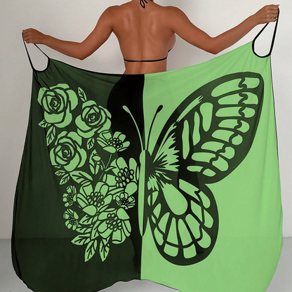 ⏳Zeitlich begrenztes Sonderangebot⏰Damen-Schmetterlings-Badeanzug, Cover-Up & Kleid