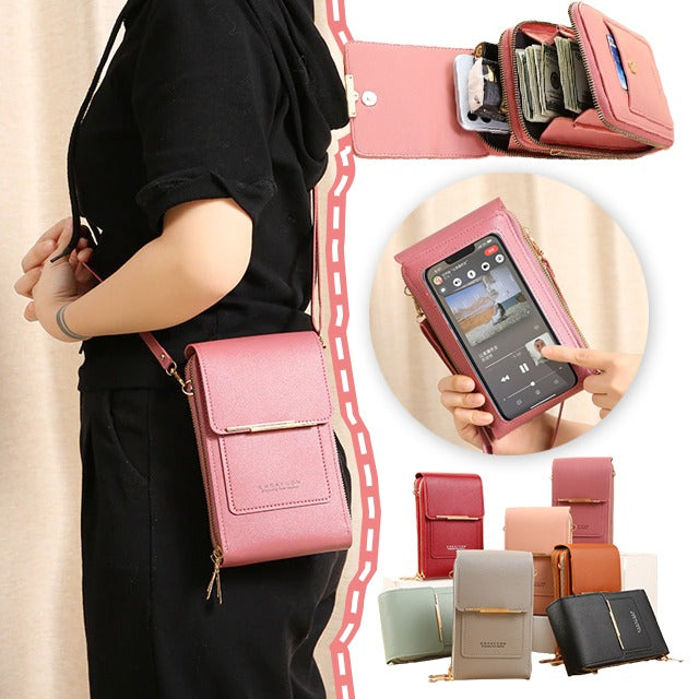 👜 60% RABATT! 📱 Touchscreen-Messengertasche für Damen – Handy-Ladefach, Diebstahlsicher & Wasserdicht ✨