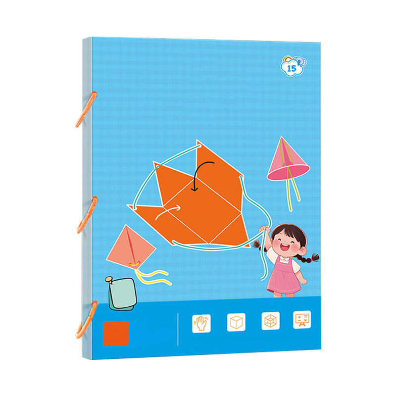 🔥Letzter Tag 50% REDUKTION👶✨Ziehschnur 3D-Geometrie Lernbuch
