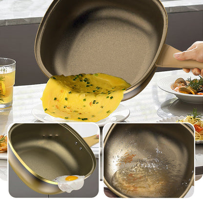 🔥Begrenzte Stückzahl verfügbar 50 % Rabatt🔥🍳✨ Antihaft-Topf aus Titanlegierung, 12 Zoll, mit Deckel 🍲💫