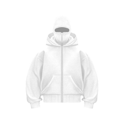 🎁 Heiße Aktion: 50 % Rabatt 🔥 Ninja Zip-Up Hoodie für Herren & Damen – Rundumschutz