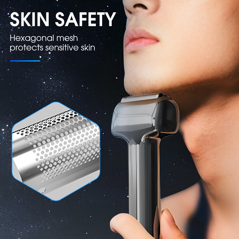💎 Heute -50 %! 🪒 Wiederaufladbarer Folienrasierer für Herren – 60 Min Akku, IPX6 & kabellose Rasuraschbar & Flüsterleise für empfindliche Haut 🧔⚡
