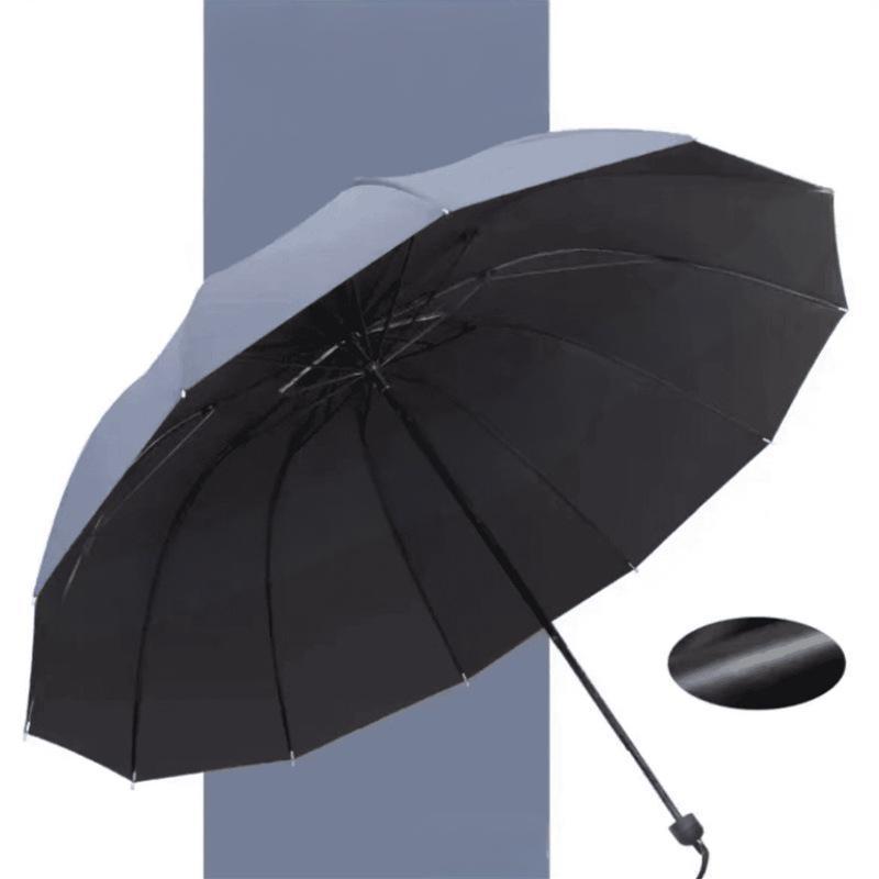 🌂55% Rabatt🔥Großer faltbarer Regenschirm mit 12 windfesten Speiche
