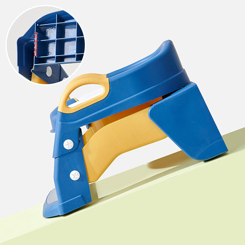 【🎁Limitiertes Angebot – 50 % Rabatt!】🚽 Baby-Toilettensitz Kinder mit Treppe Toilettentrainer für Kinder WC Sitz mit PU Gepolsterter Höhenverstellbar und Faltbar