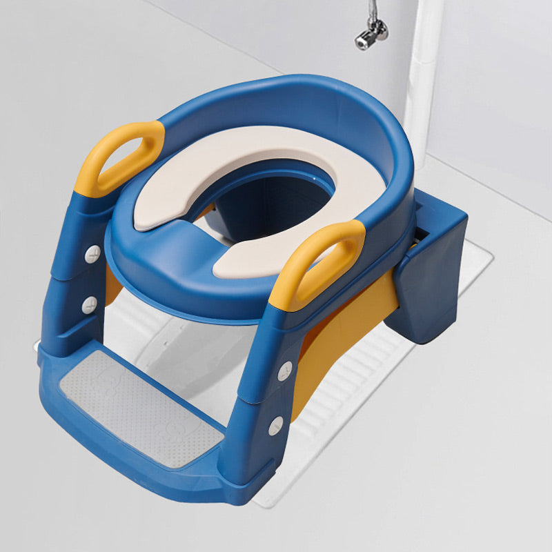 【🎁Limitiertes Angebot – 50 % Rabatt!】🚽 Baby-Toilettensitz Kinder mit Treppe Toilettentrainer für Kinder WC Sitz mit PU Gepolsterter Höhenverstellbar und Faltbar