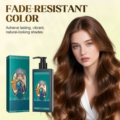 🌿 KAUF 2 ERHALT 3! ✨ Pflanzenbasierte Haarfarbe für Grau - Sanfte Formel mit Pflanzenextrakten für Natürlichen Farbton & Glanz 💆‍♀️💚