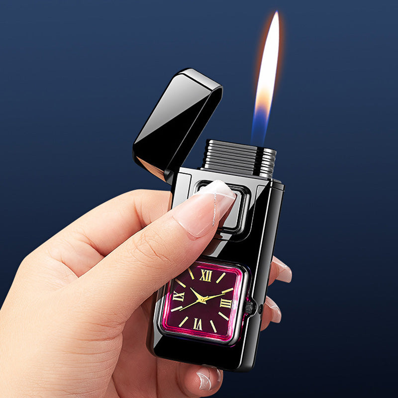 🕒 Zeitlich begrenzter Flash-Sale: 50 % Rabatt! ✨ Multifunktionales Feuerzeug mit integrierter Uhr – elegant und tragbar 🔥⌚