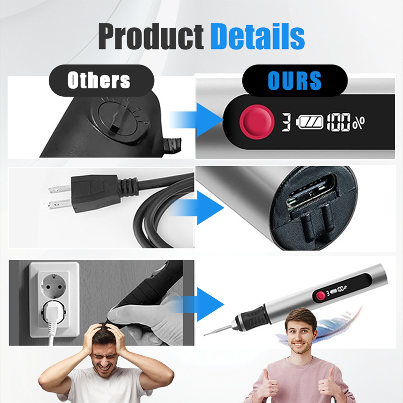 ⚡ Elektrisches Gravurstift-Set – Verwandle jede Idee sofort in Kunst!