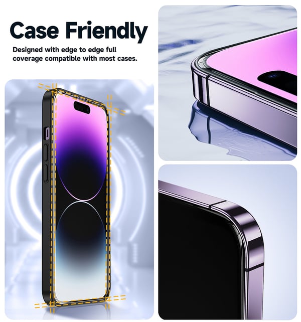 🔥Einfache Montage🔥 Automatische Adsorption | Militärniveau aus DE Dauerhaft Schutzfolie für iPhone X-15[2 Stück]