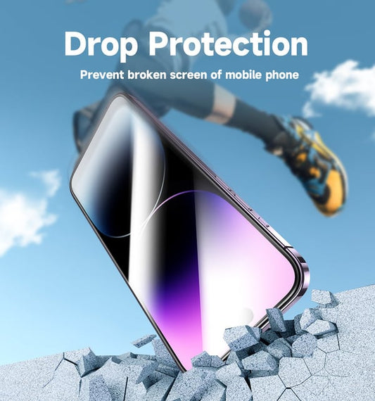 🔥Einfache Montage🔥 Automatische Adsorption | Militärniveau aus DE Dauerhaft Schutzfolie für iPhone X-15[2 Stück]