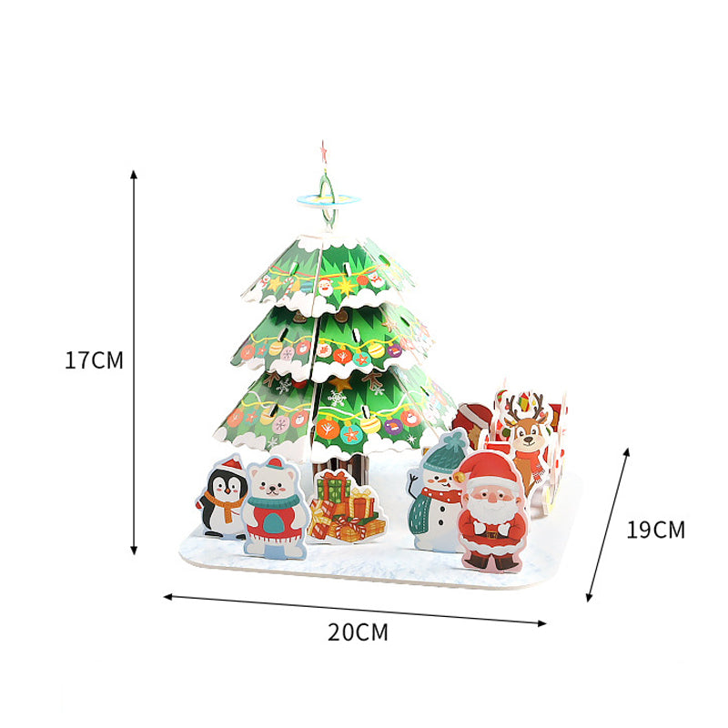 🔥Black-Friday-Mega-Angebot – 50 % Rabatt!🔥3D DIY Weihnachts-Puzzle-Set