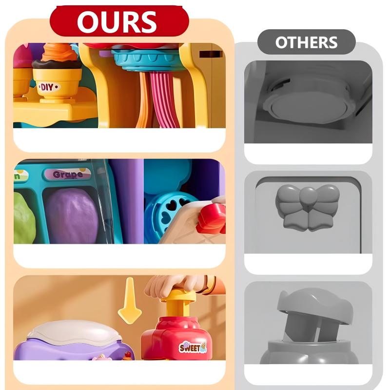 DIY-Eiscreme-Knete-Set für Kinder