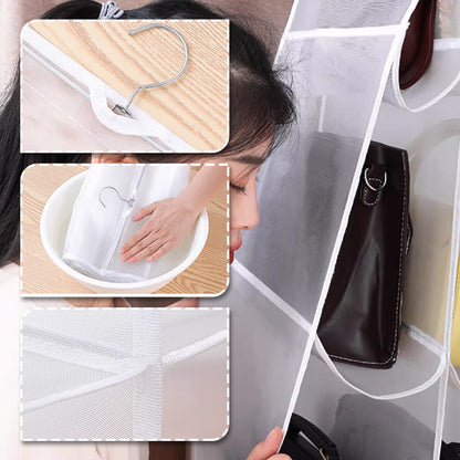 Hängende Handtasche staubgeschützter Organizer mit 6/8 großen Fächern