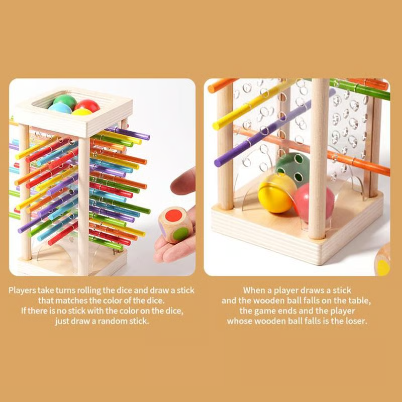 🔥Solange der Vorrat reicht 50 % Rabatt!🎉Holzstock-Spiel für Kinder
