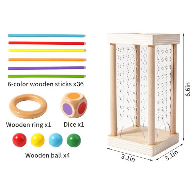 🔥Solange der Vorrat reicht 50 % Rabatt!🎉Holzstock-Spiel für Kinder