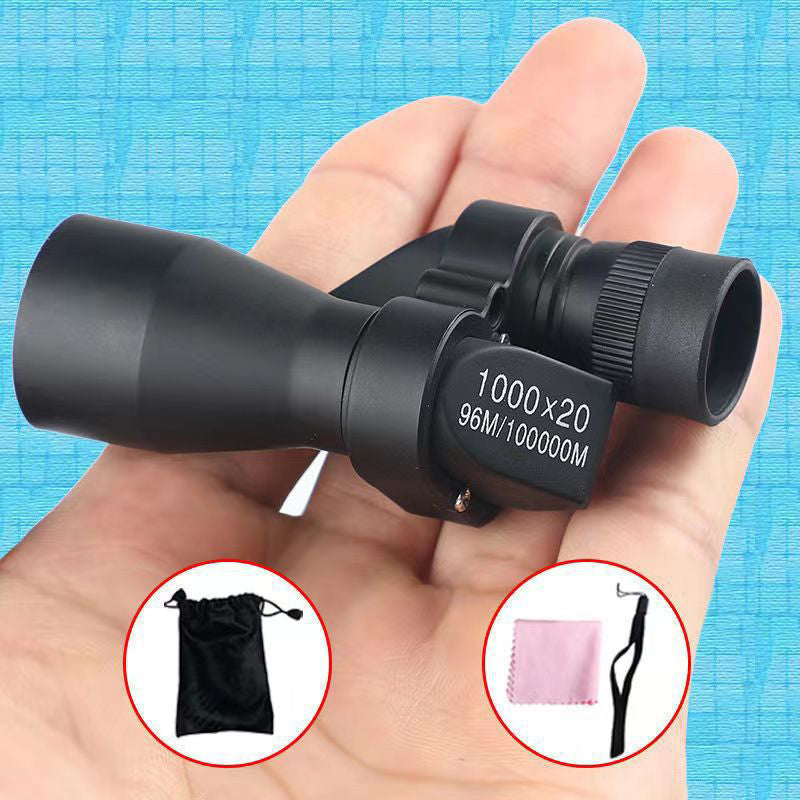 ⚡⚡50 % RABATT !!🔭 Mini Pocket Fernglas (1000x20): Pocket-Large + Smartphone-Clip – Perfekt für Outdoor-Abenteuer (Für alle Altersgruppen!)