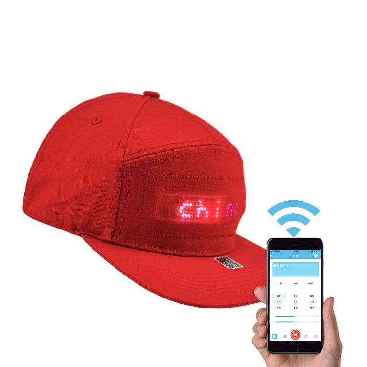 🧢 60% RABATT! 💡 LED-Botschaft Hut – Anpassbarer Text, Wiederaufladbar & Perfekt für Partys, Events und Nacht-Sicherheit 🎉