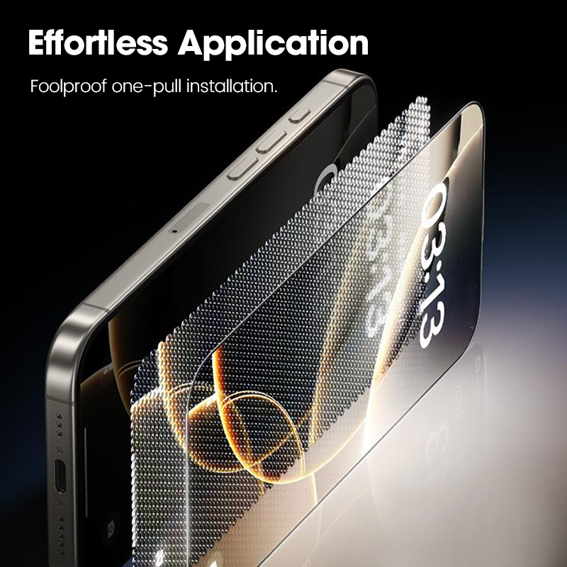 Vollflächiger HD- und Anti-Späh-Displayschutz für iPhone