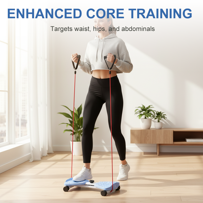 ✨🔥Verstellbare Unisex-Bauchmuskelmaschine, geräuschloses Rumpftrainingsgerät, Heimfitnessgerät, unterstützt 330 Pfund💓