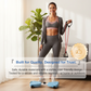 ✨🔥Verstellbare Unisex-Bauchmuskelmaschine, geräuschloses Rumpftrainingsgerät, Heimfitnessgerät, unterstützt 330 Pfund💓