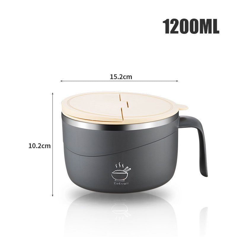 304 Edelstahl isolierte Ramen-Schüssel