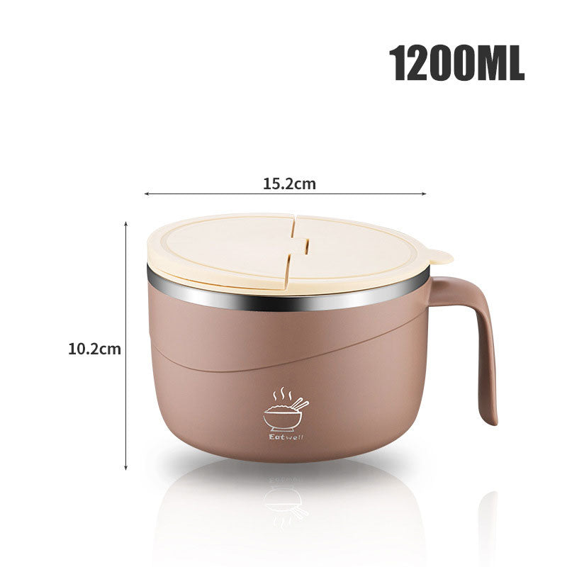 304 Edelstahl isolierte Ramen-Schüssel