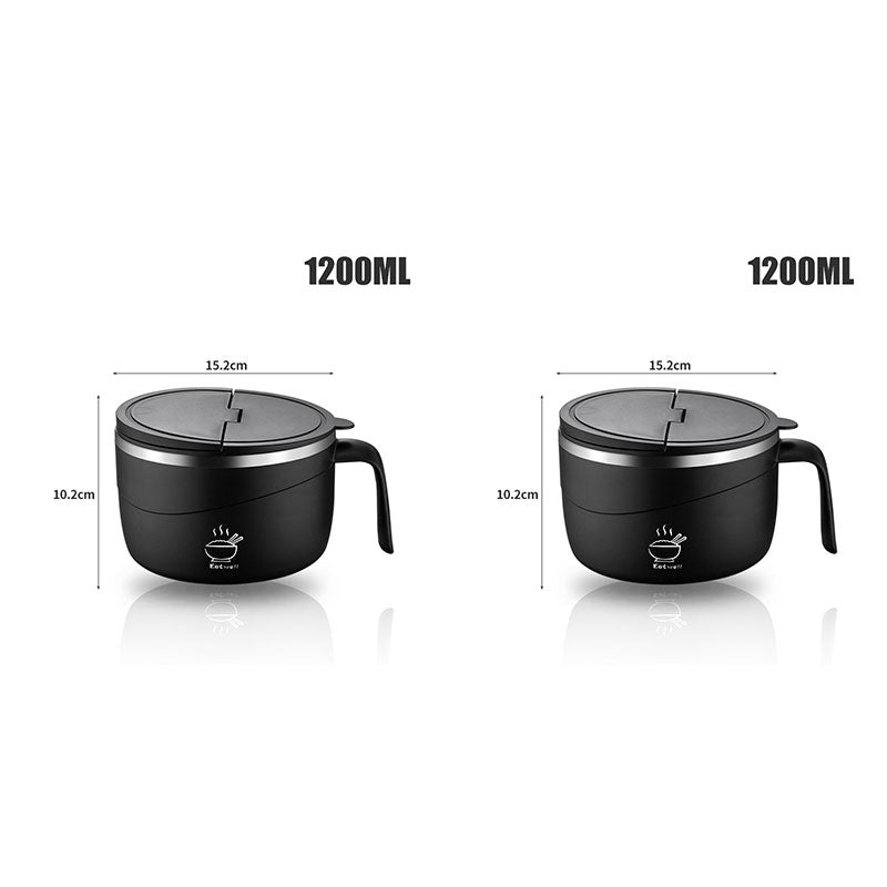 304 Edelstahl isolierte Ramen-Schüssel