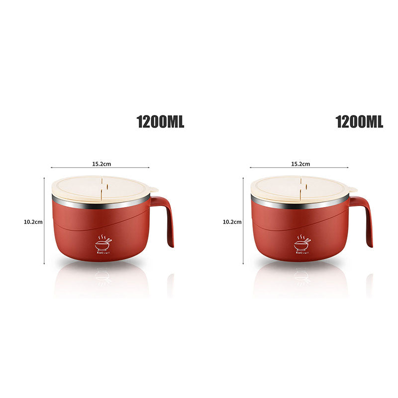 304 Edelstahl isolierte Ramen-Schüssel