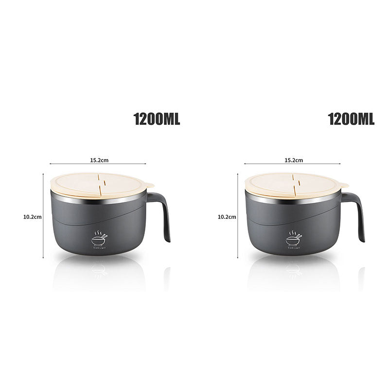 304 Edelstahl isolierte Ramen-Schüssel