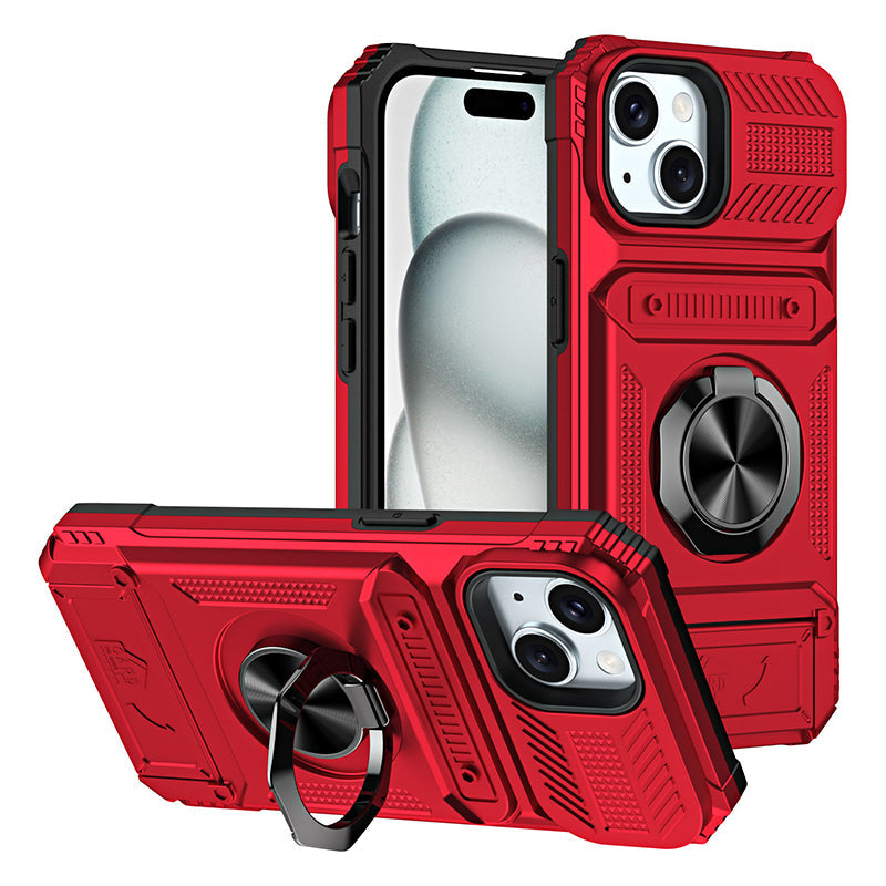 ✨50% Rabatt✨Handyhülle mit Kartenhalter & Ringständer für iPhone