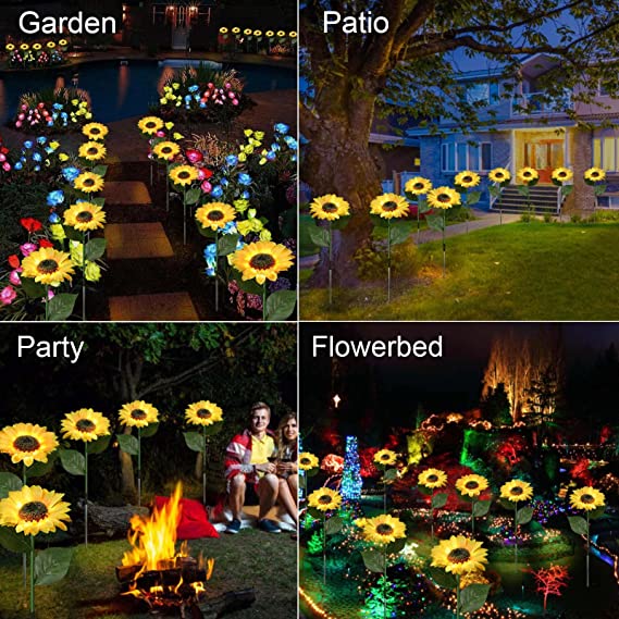 🌻 50% RABATT! ☀️ Solar-Sonnenblume – Realistisch, wetterfest & IP65 – Perfekte Außen-Dekoration für Garten & Balkon 🌿