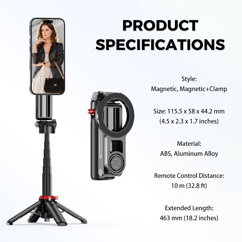 3-in-1 magnetischer Mini-Selfie-Stick