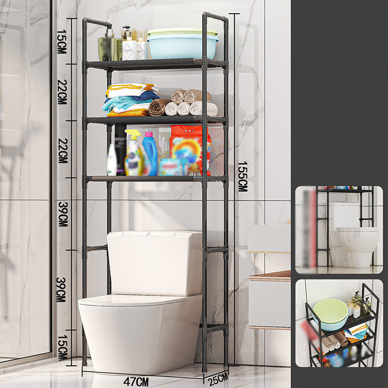 🏠✨ 50% RABATT! Praktisches Aufbewahrungsregal für Bad & Waschküche – Kein Bohren erforderlich – Selbstklebend & robust 🛠️