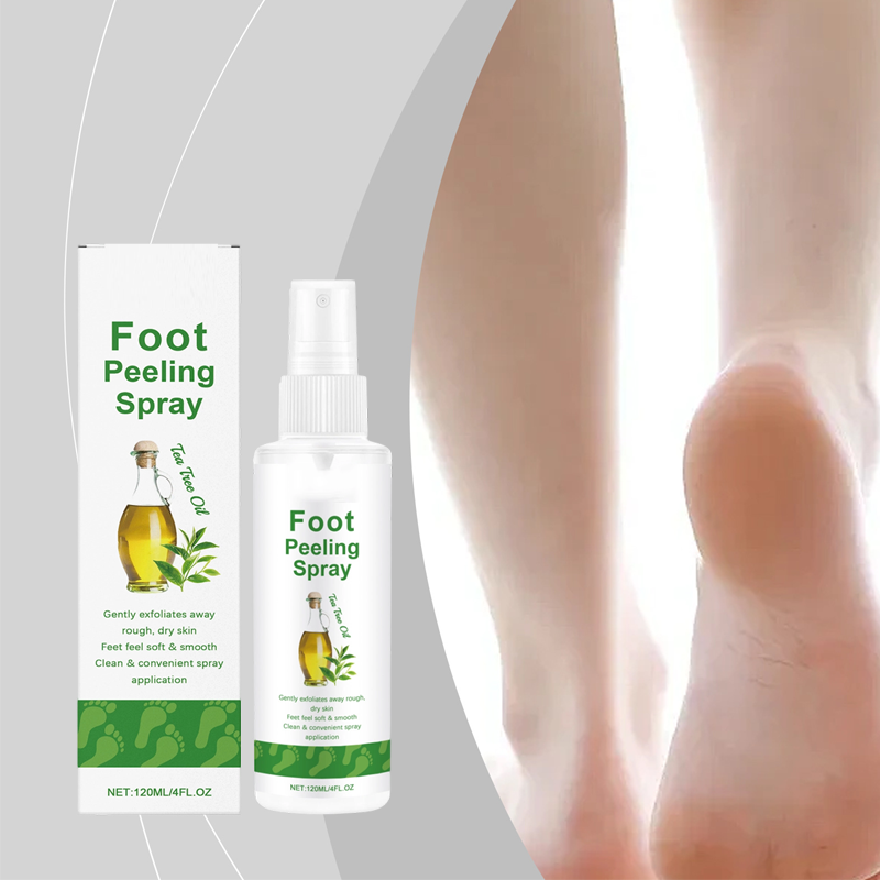 🌿 50% RABATT! Fußpeeling-Spray mit Teebaumöl – Sanftes Exfoliieren für weiche, glatte Füße!