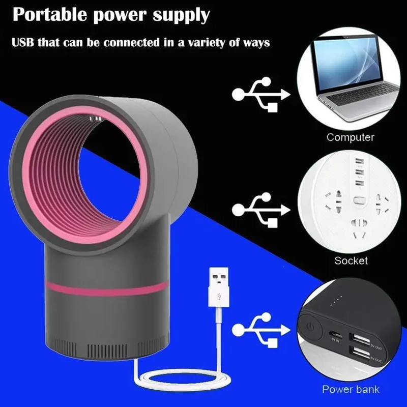 🚫 50% RABATT! 🦟USB-betriebene LED-Mückenvernichtungslampe
