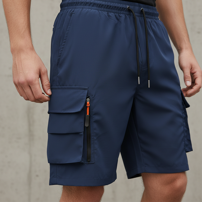 Schnelltrocknende Herren-Cargoshorts mit Taschen