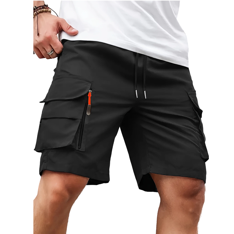 Schnelltrocknende Herren-Cargoshorts mit Taschen