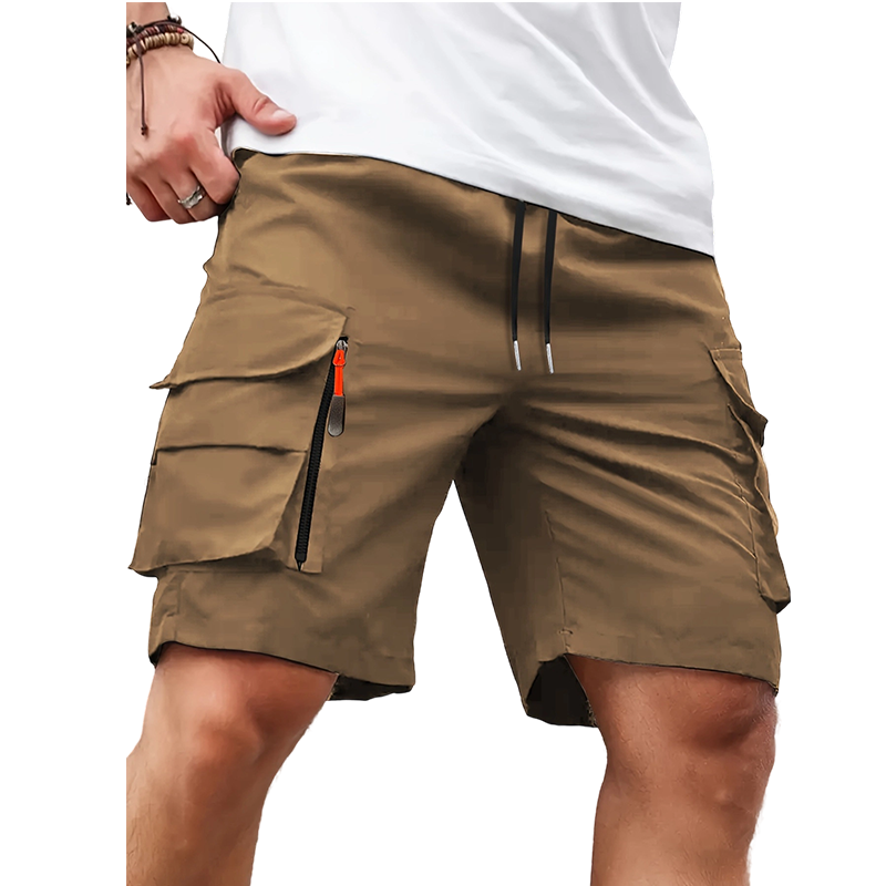 Schnelltrocknende Herren-Cargoshorts mit Taschen