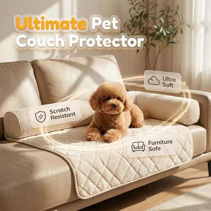 🛋️ 50% RABATT! 💤Kuscheliger Schutzbezug für Sofas mit Polsterung ✨🐾