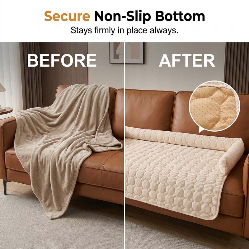 🛋️ 50% RABATT! 💤Kuscheliger Schutzbezug für Sofas mit Polsterung ✨🐾