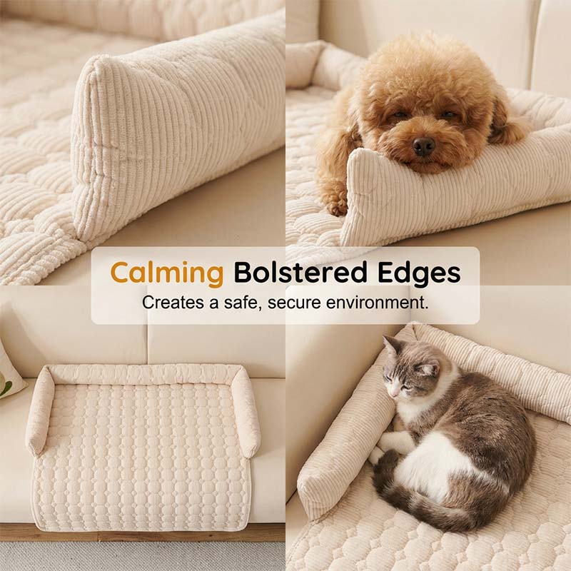 🛋️ 50% RABATT! 💤Kuscheliger Schutzbezug für Sofas mit Polsterung ✨🐾