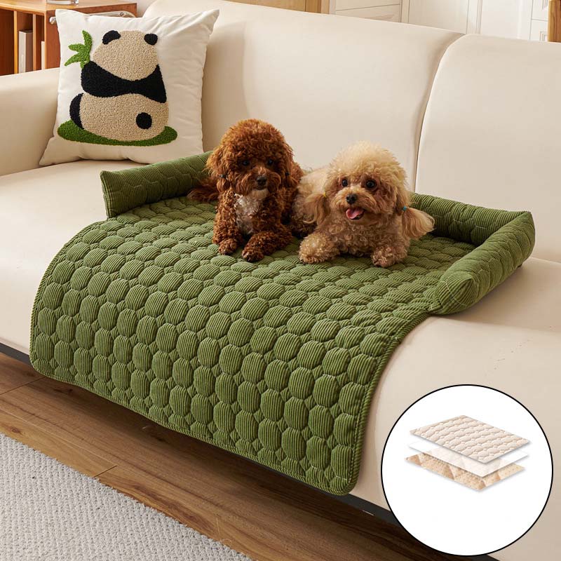🛋️ 50% RABATT! 💤Kuscheliger Schutzbezug für Sofas mit Polsterung ✨🐾
