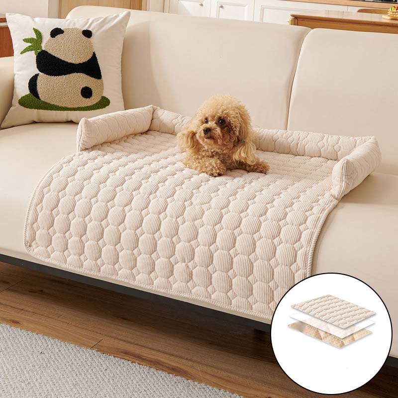 🛋️ 50% RABATT! 💤Kuscheliger Schutzbezug für Sofas mit Polsterung ✨🐾