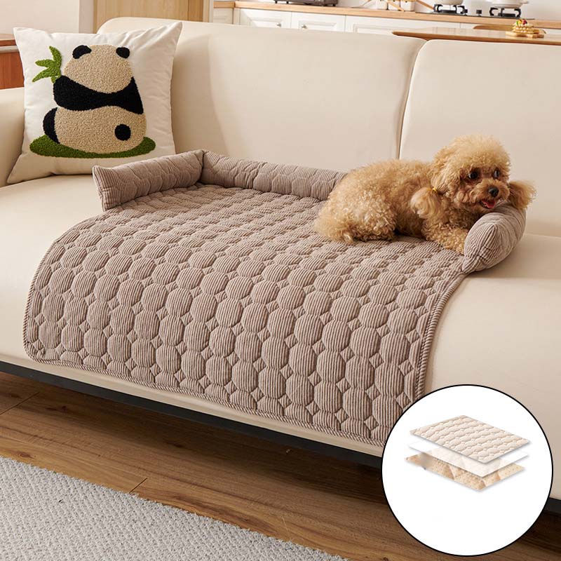 🛋️ 50% RABATT! 💤Kuscheliger Schutzbezug für Sofas mit Polsterung ✨🐾