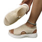 👡 Atmungsaktive Plateau-Sandalen aus Strick für Damen – leicht & komfortabel