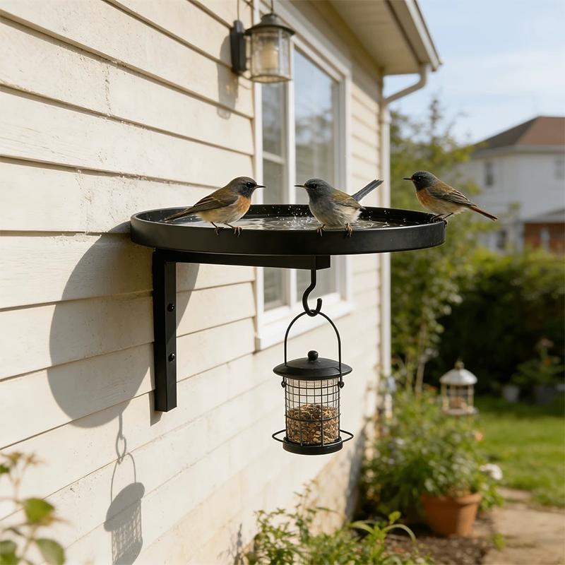 🐦💧 50% RABATT! Wandmontierte Metall-Vogeltränke – Wetterfest, leicht zu reinigen & ideal für Garten, Balkon & Terrasse 🌿