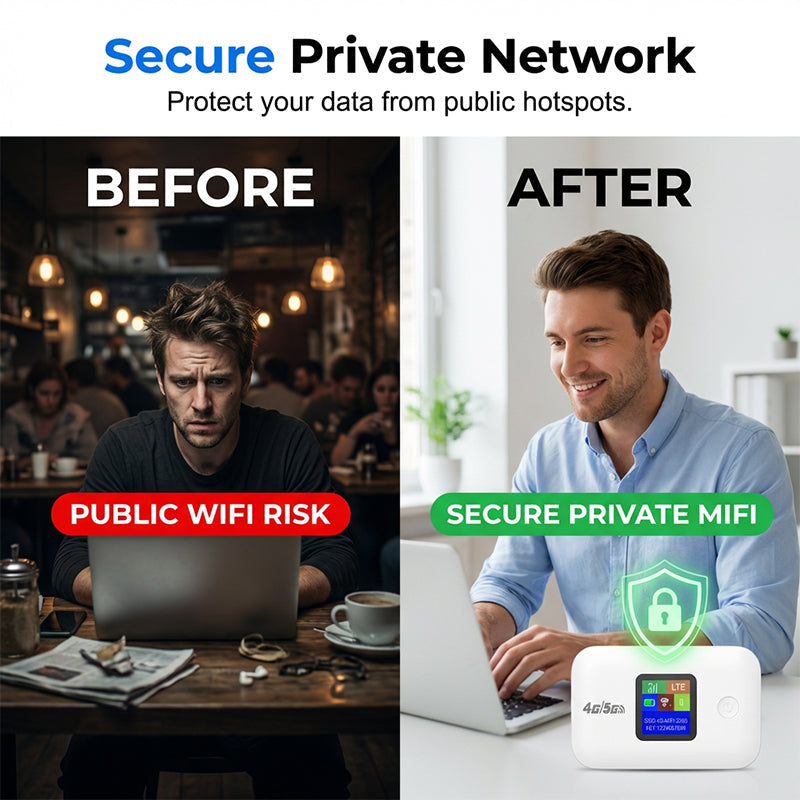 Tragbarer 4G/5G LTE Mobiler WLAN-Hotspot